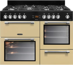 LEISURE Cookmaster CK110F232C 100 cm Dual Fuel Range Cooker - Cream & Chrome